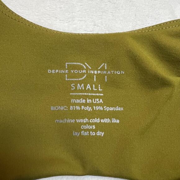 DYI Define Your Inspiration Snake Print Scoop Neck Sports Bra Size S Workout Gym - Picture 4 of 4